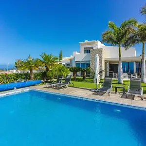 Eleonora, Luxury With Heated Pool Ocean View In Adeje, Tenerife , Costa Adeje (Tenerife) Spain